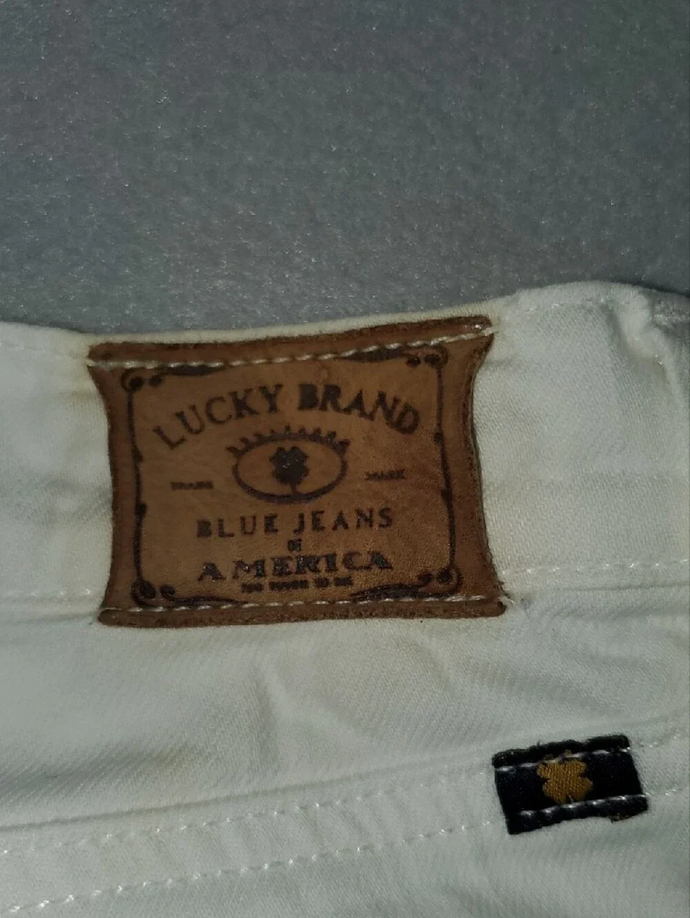 Lucky Brand White Men’s Straight Jeans